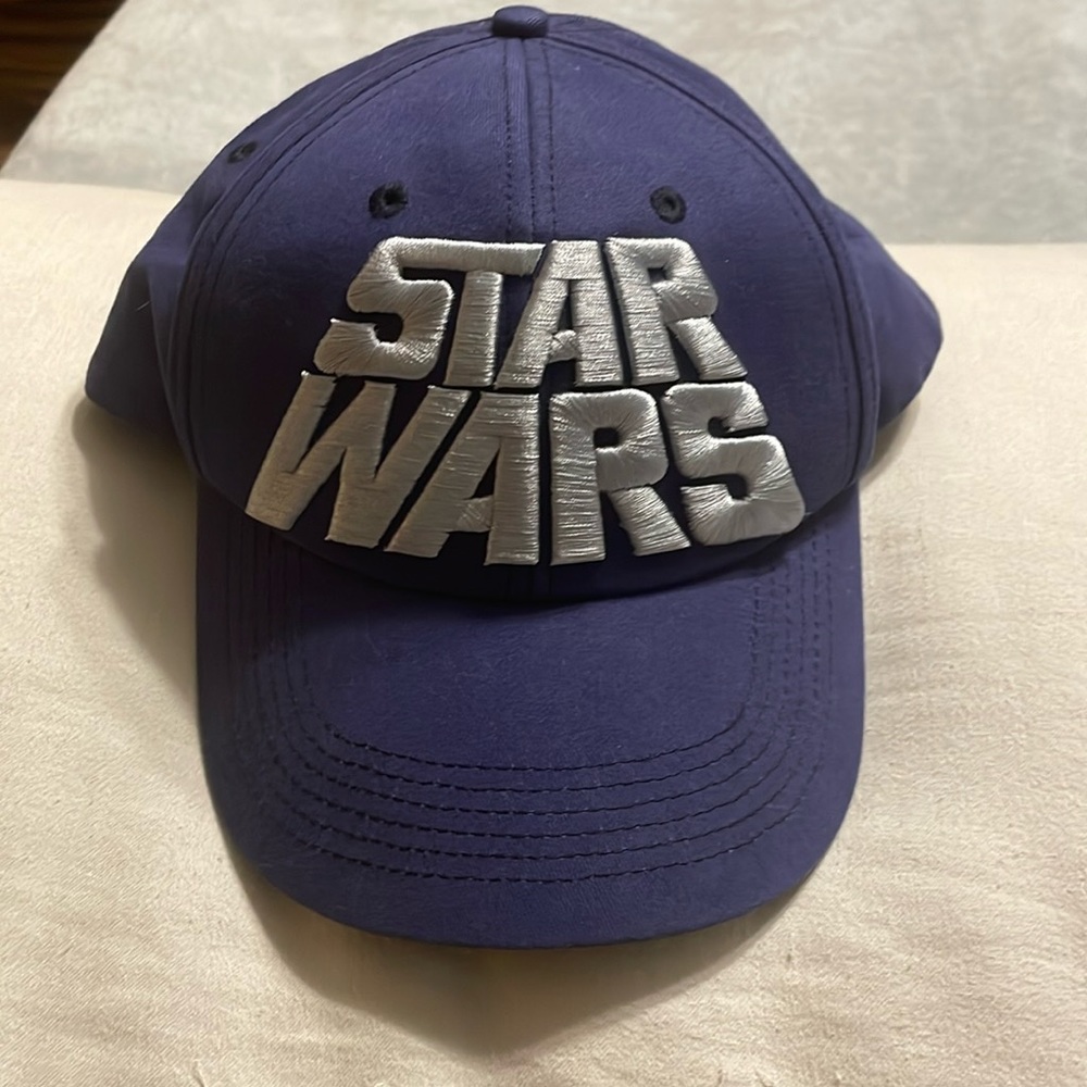 STAR WARS DISNEY PARKS authentic merchandise. NWOT. Navy blue with gray letters.